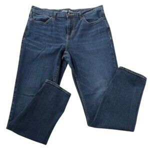 Old Navy Athletic Taper Jeans Mens 34x34 Dark Wash Denim Stretch